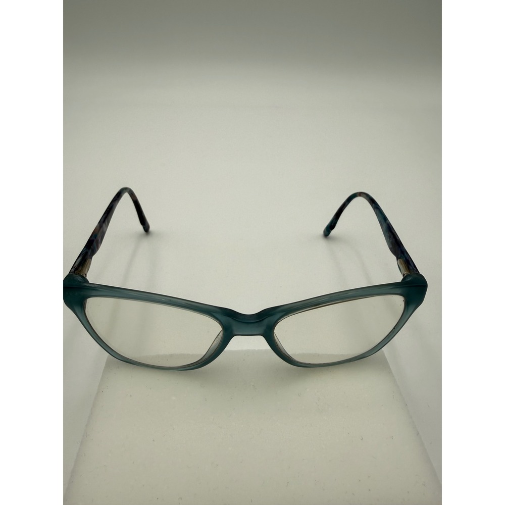 Zyloware Eyeglass Frames Womens OS Teal Purple Marble Excellent Cat Eye 249